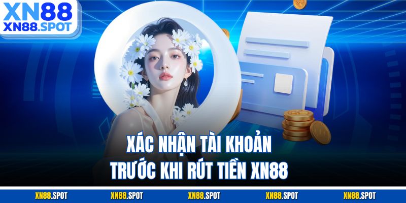 Xác nhận tài khoản trước khi rút tiền XN88